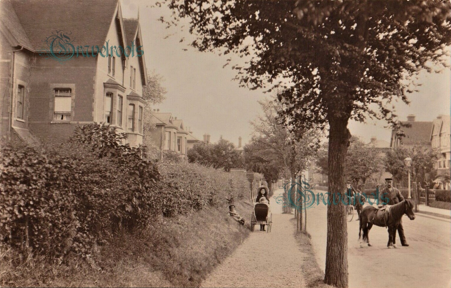  old photo of Norfolk Road, Littlehampton, Sussex - click image below to return