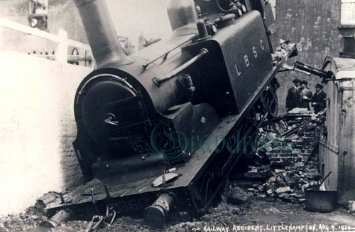 train crash, old Littlehampton