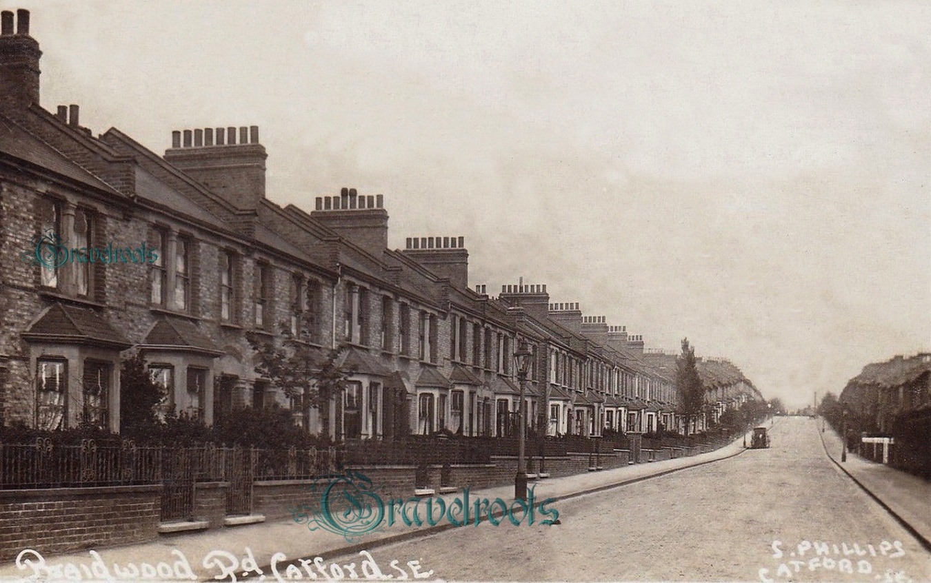  old photo of Braidwood Road, Catford, London,  - click image below to return