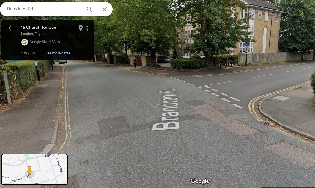 Brandram Road, Lee, Lewisham, London  - click image to return