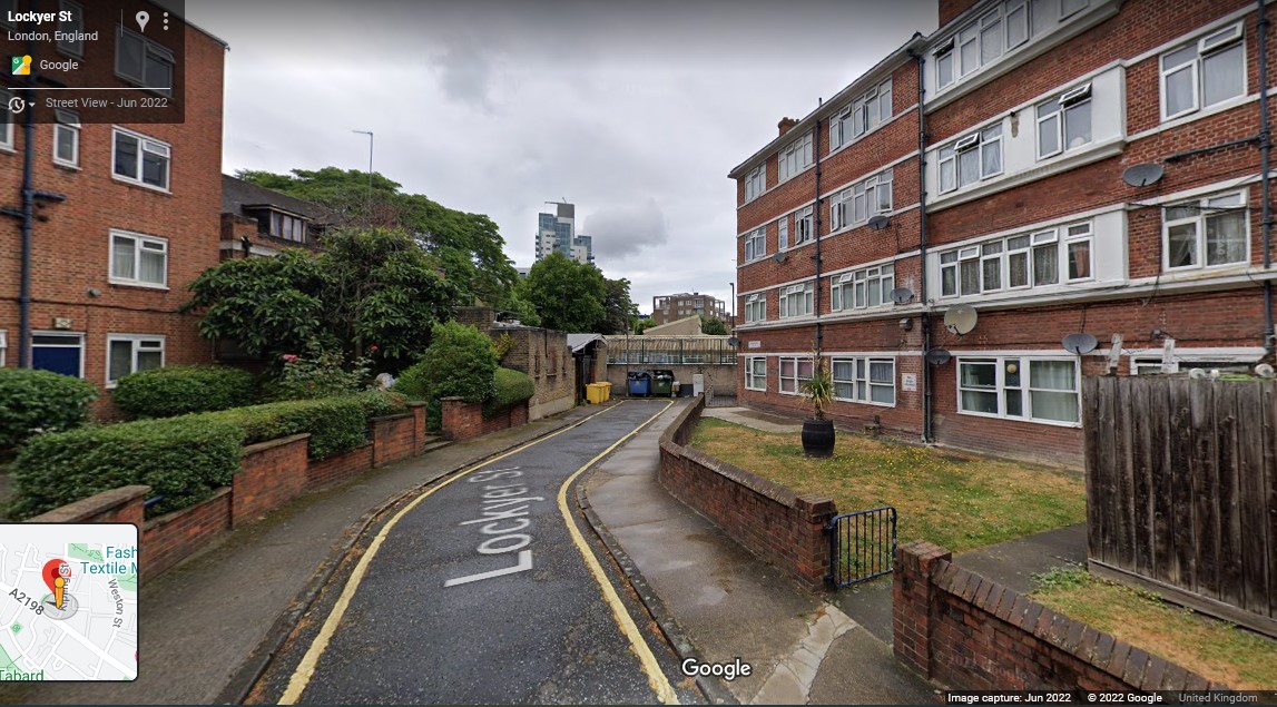 Lockyer Street, Bermondsey, London - click image to return
