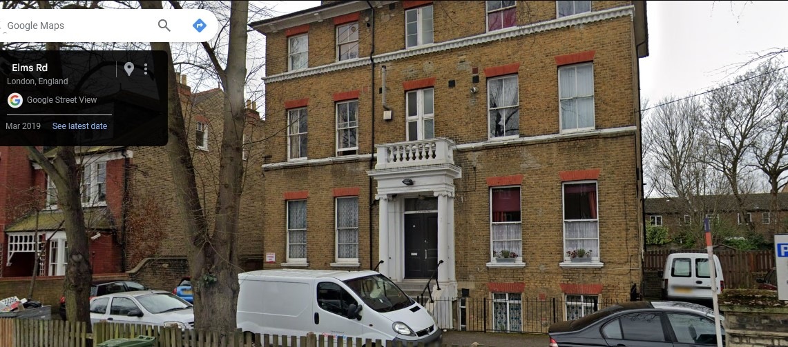 Elms Road, Clapham, London  - click image to return