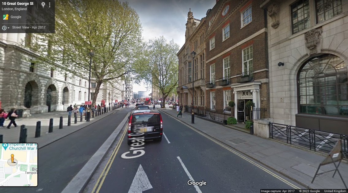 Great George Street, London,  - click image to return