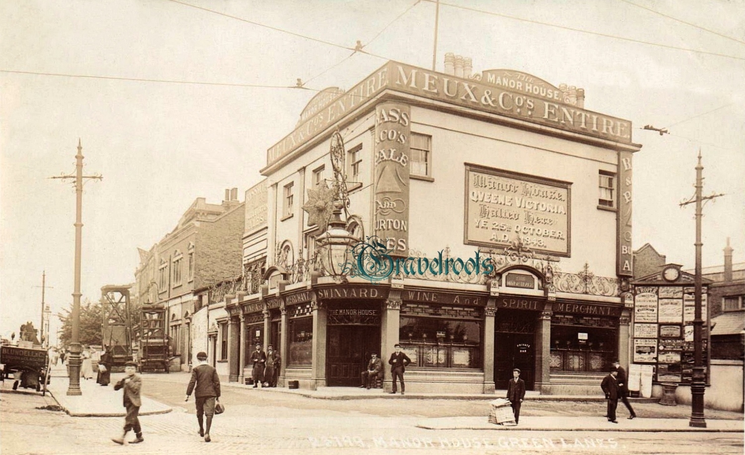 Manor House Pub, London -  - click image below to return