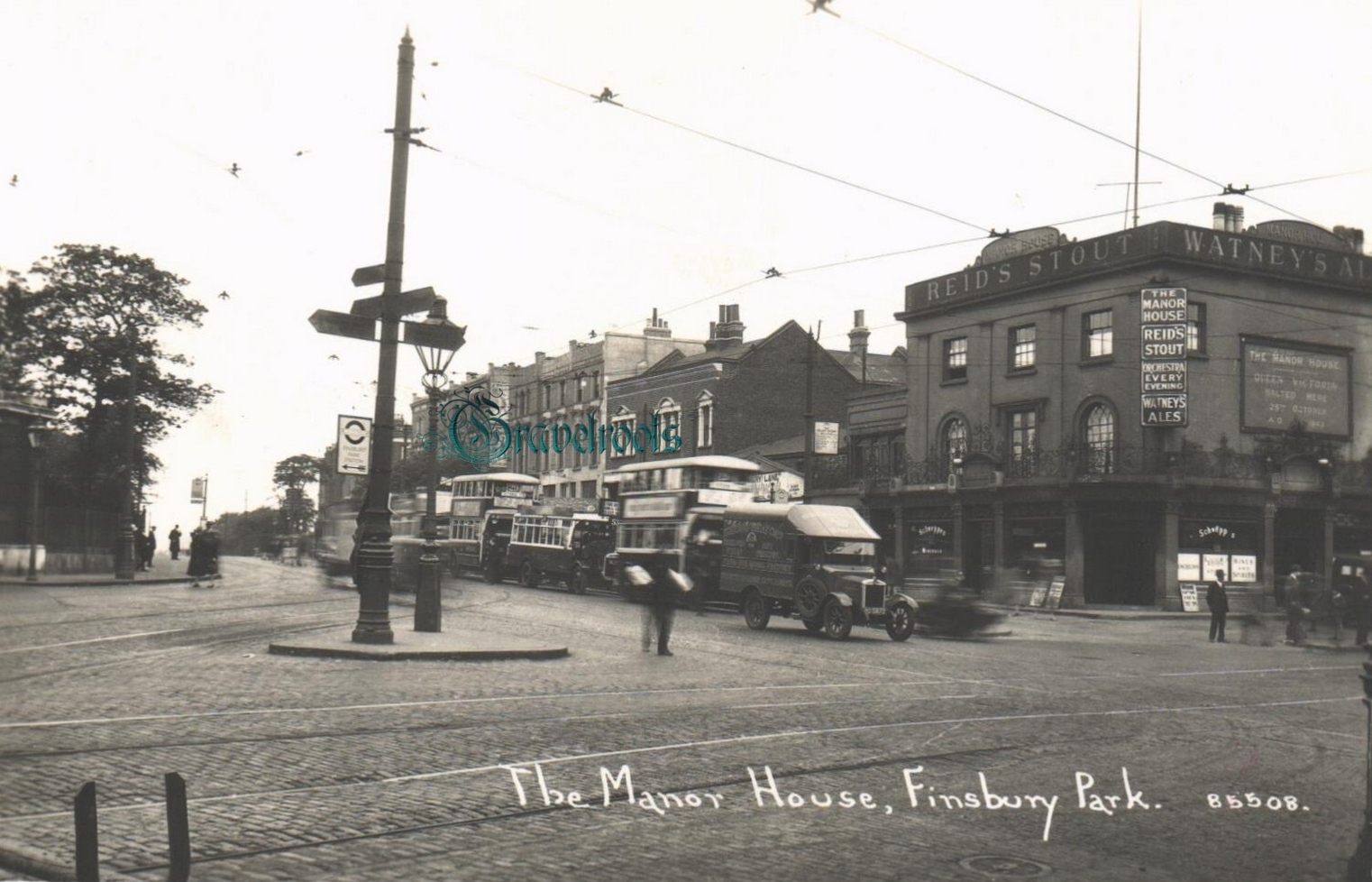 Manor House Pub, London - click image to return