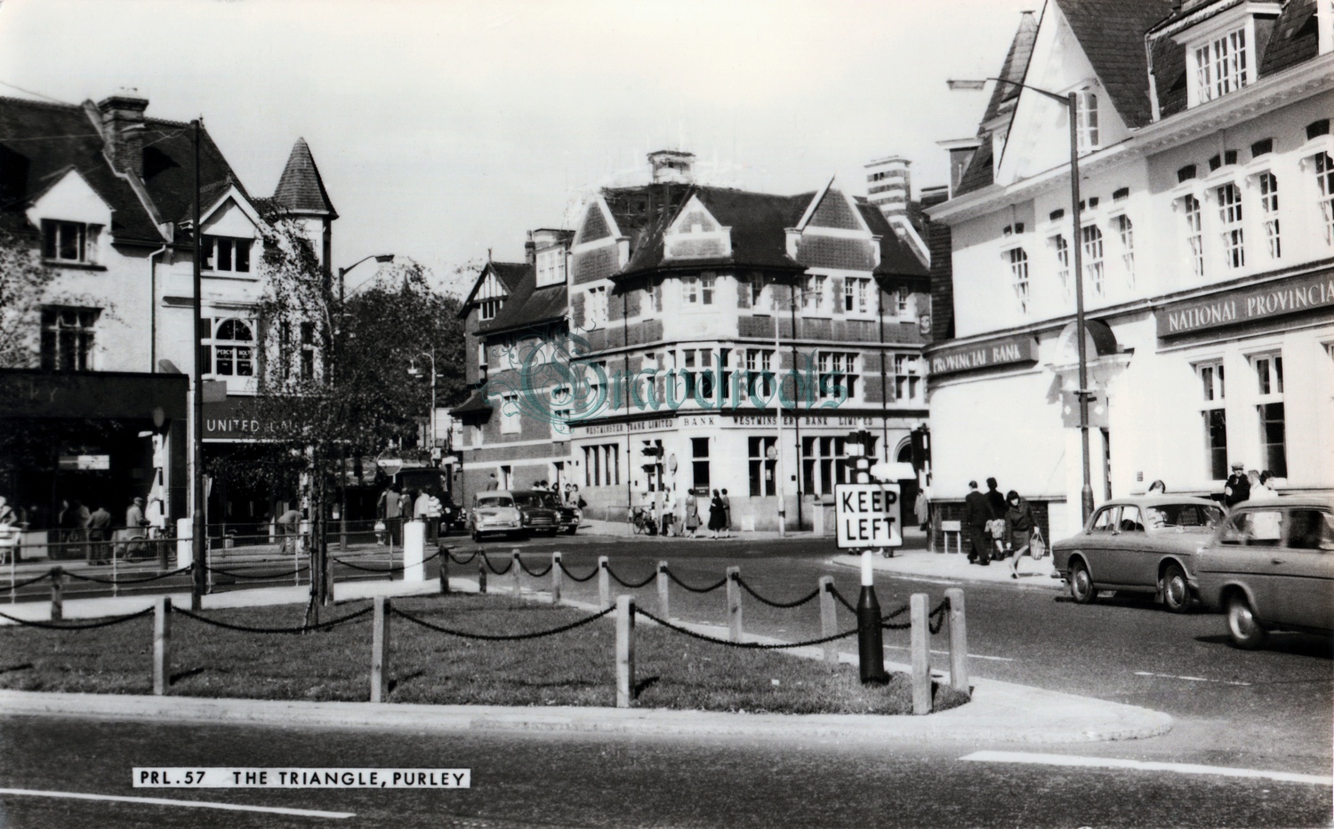 old photo of Purley Triangle - click image to return