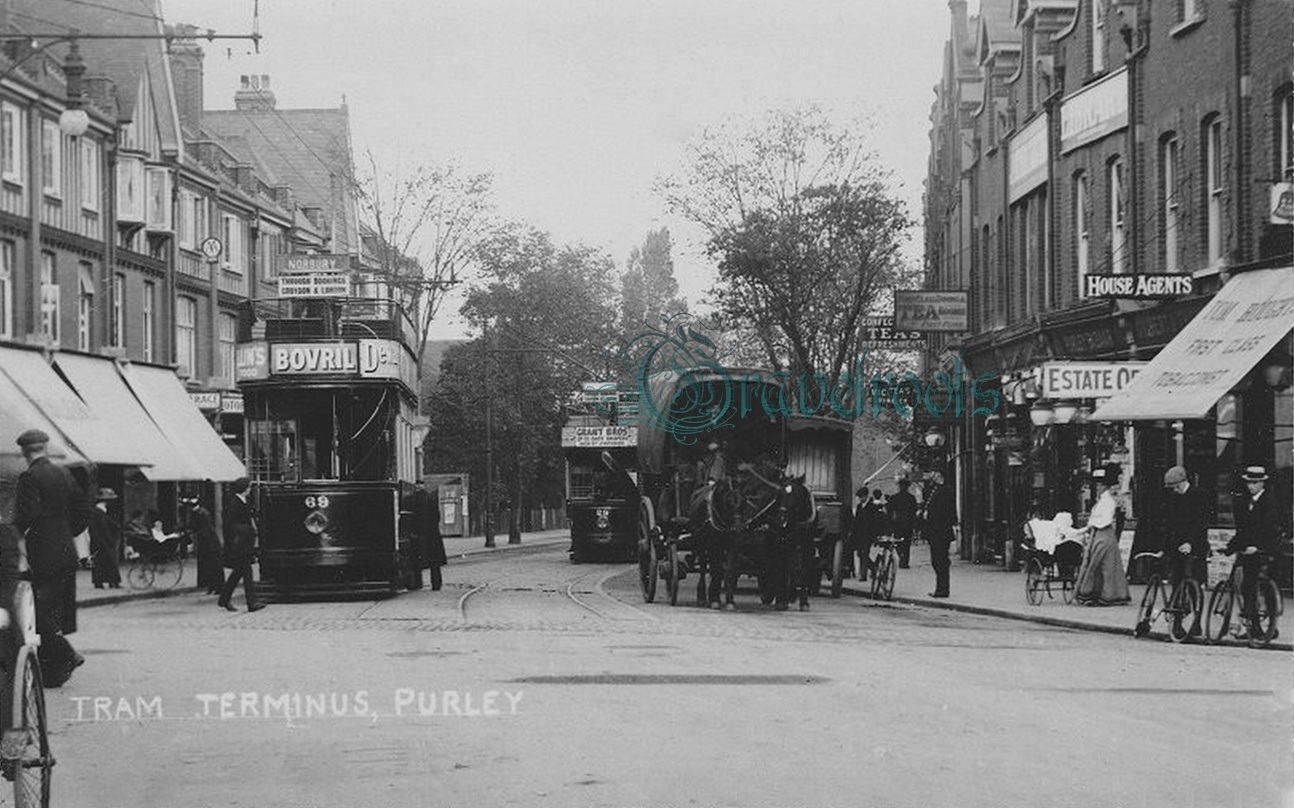 Purley Tram Terminus -  - click image below to return