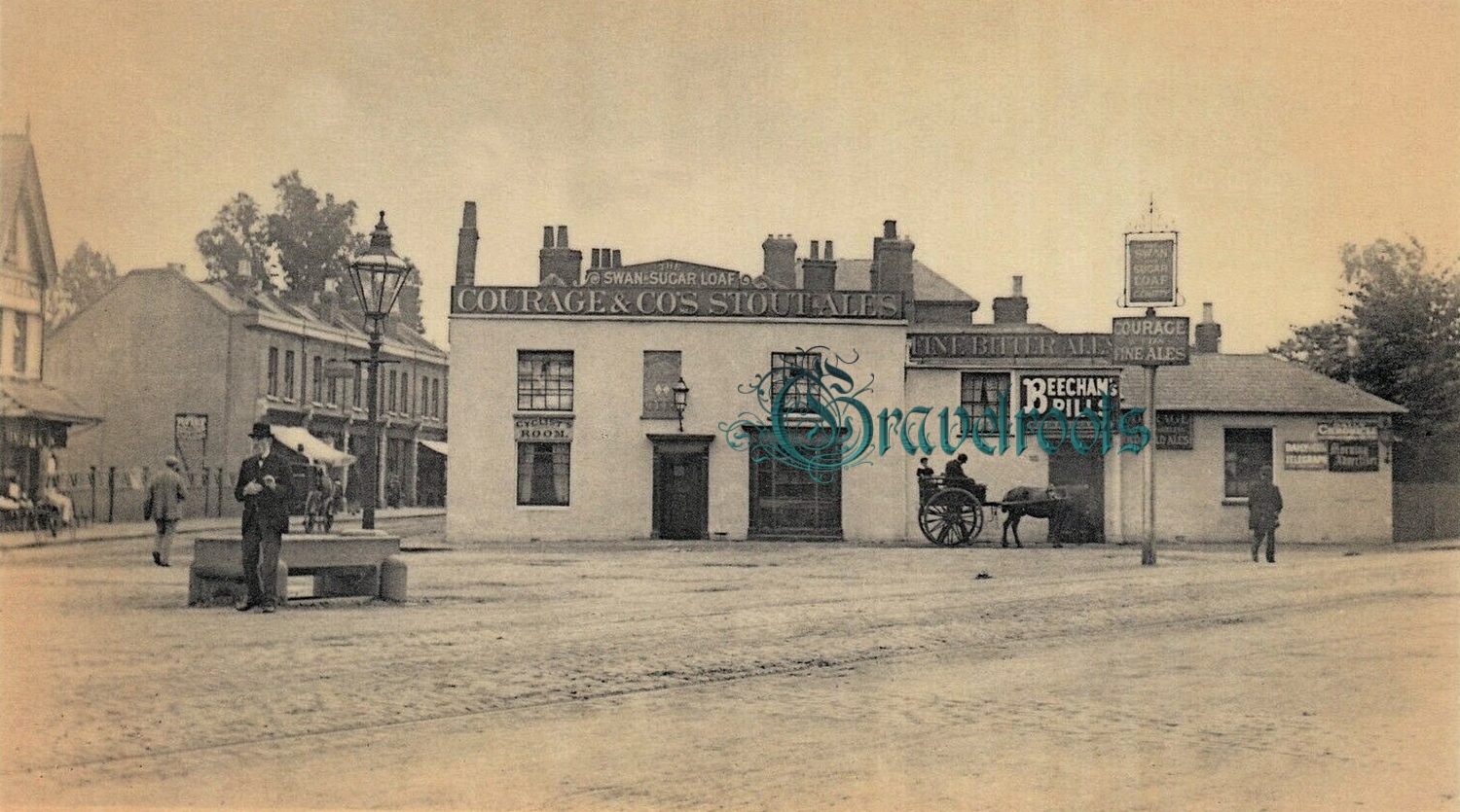 Swan & Sugar Loaf Pub, Croydon, London -  - click image below to return