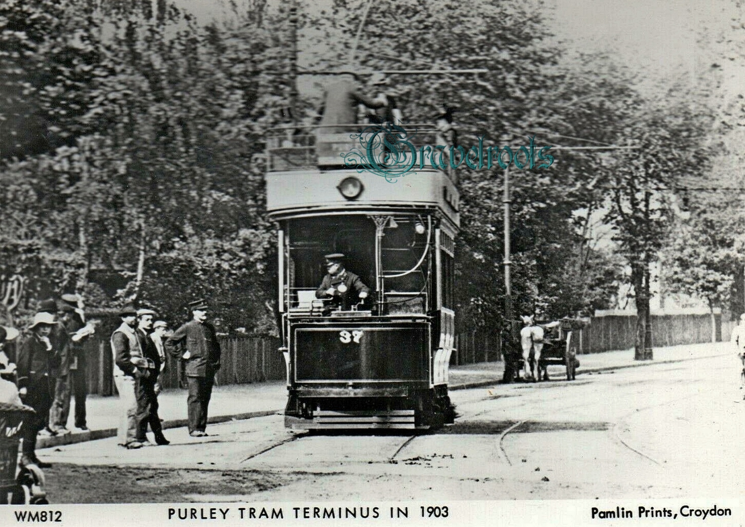 Tram Terminus, Purley, London - click image to return