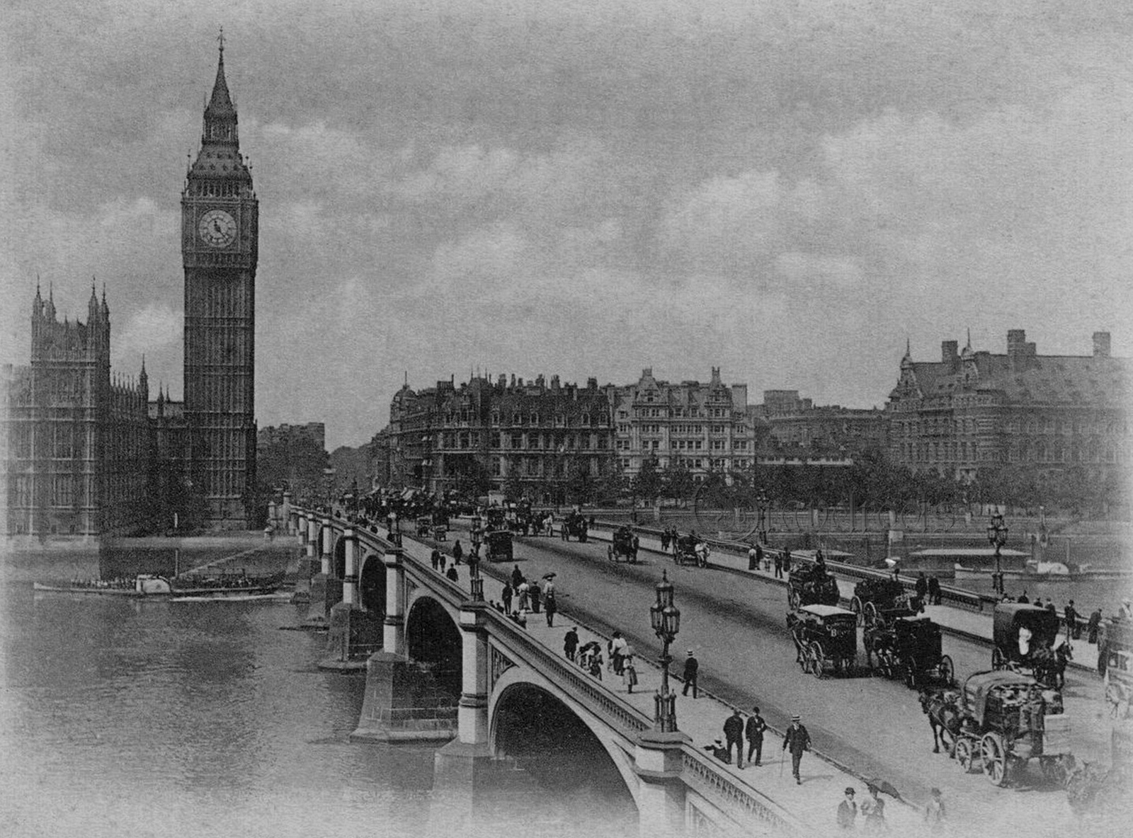  old photos of London Bridges,  - click image to return