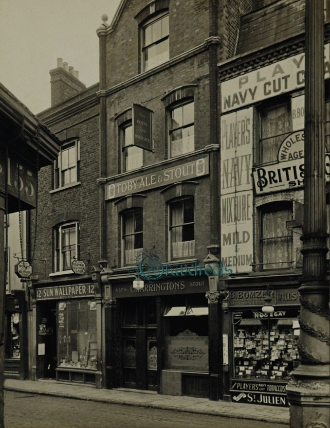  old photos of Horns & Horseshoe pub, 10 Cable Street, Wapping, London,  - click image below to return