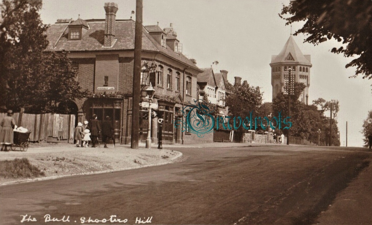 Bull pub, Shooters Hill, Greenwich, London -  - click image below to return