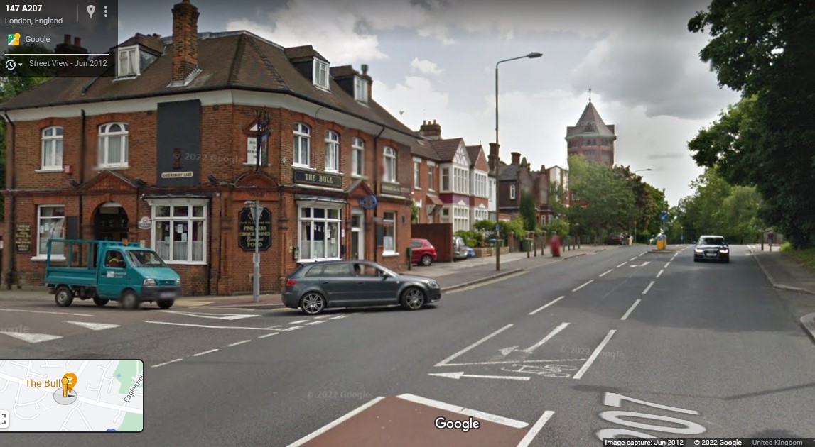 A207 Shooters Hill, Greenwich, London - click image to return