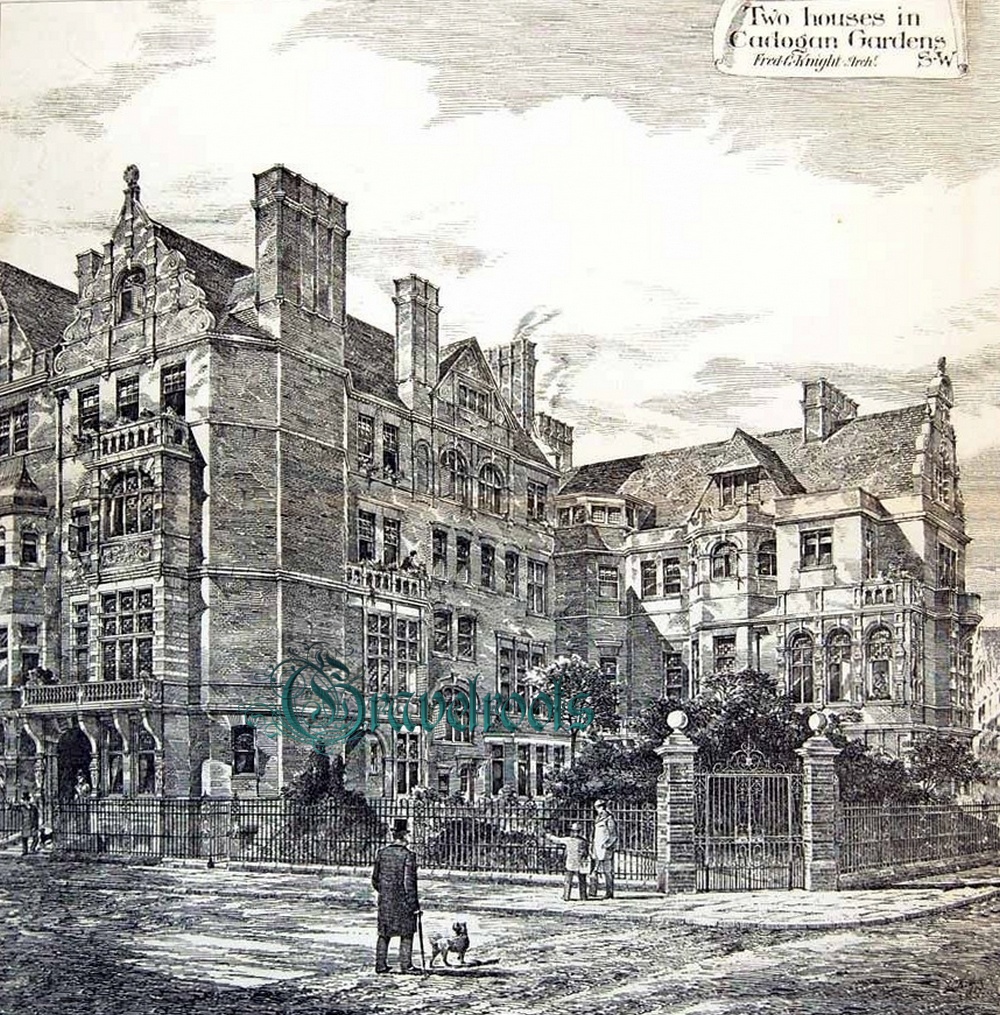  old images of  Cadogan Gardens, Chelsea, London, Knightsbridge, London - click image to return