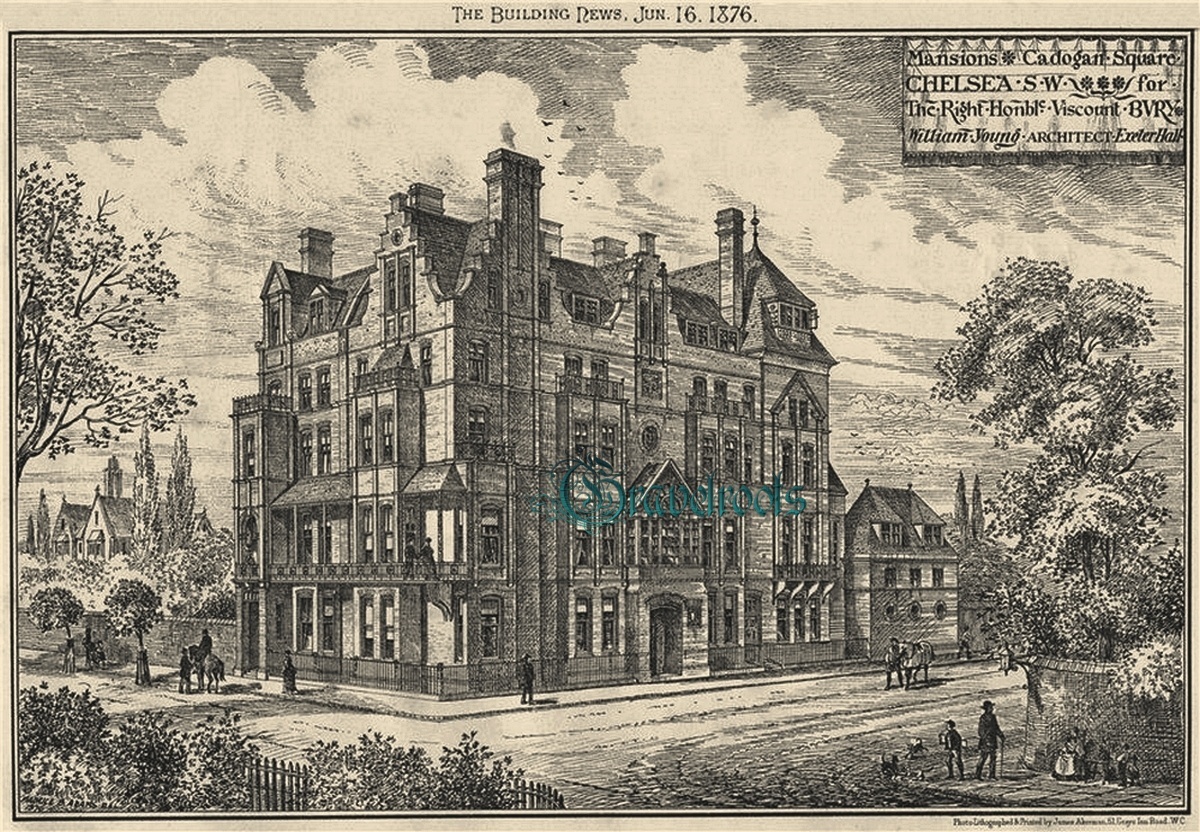  old images of  Cadogan Square, Chelsea, London, Knightsbridge, London - click image below to return