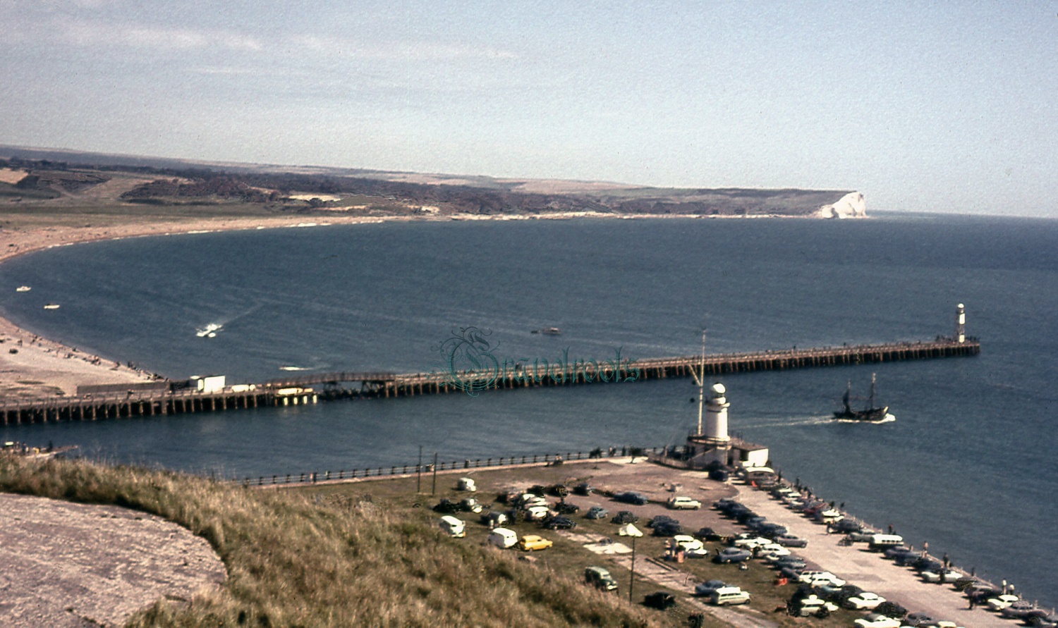  old photo of Harbour Entrance, Newhaven, Sussex - click image below to return