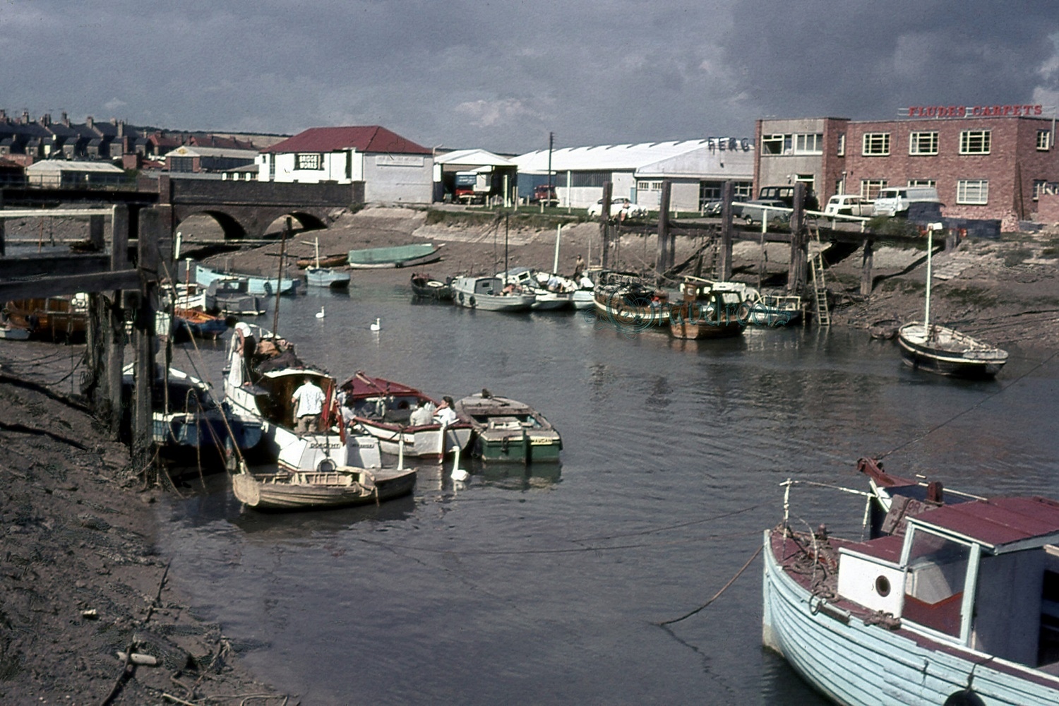  old photo of Newhaven, Sussex - click image below to return