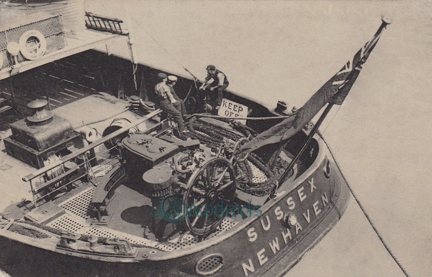  old photo of Newhaven, Sussex - click image to return
