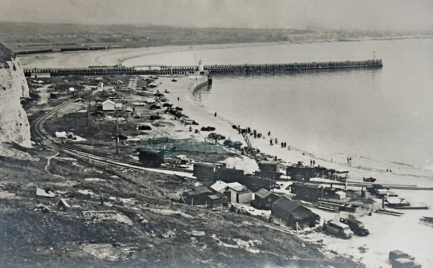  old photo of Newhaven, Sussex - click image below to return