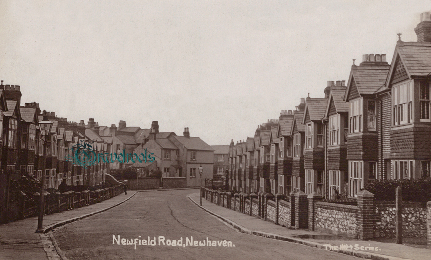  old photo of Newfield Road, Newhaven, Sussex - click image below to return