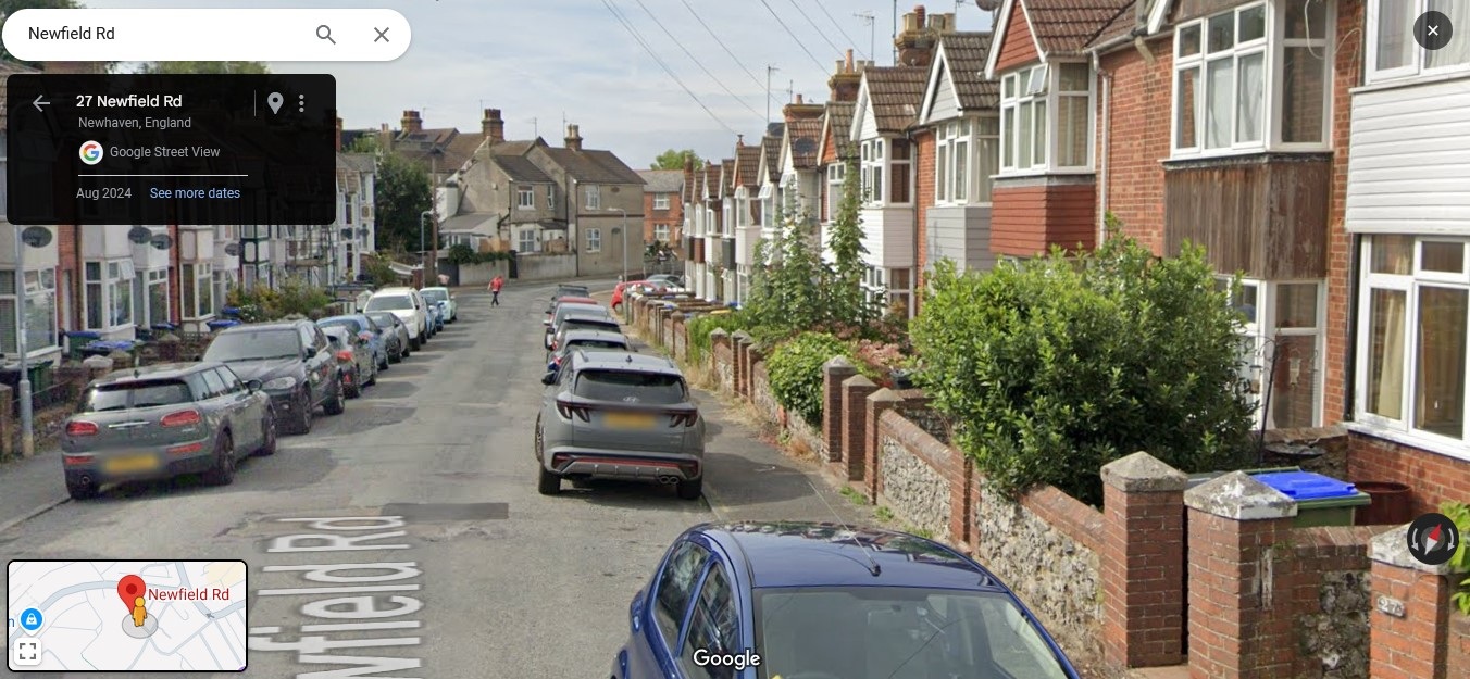 Newfield Road, Newhaven, Sussex - click image to return
