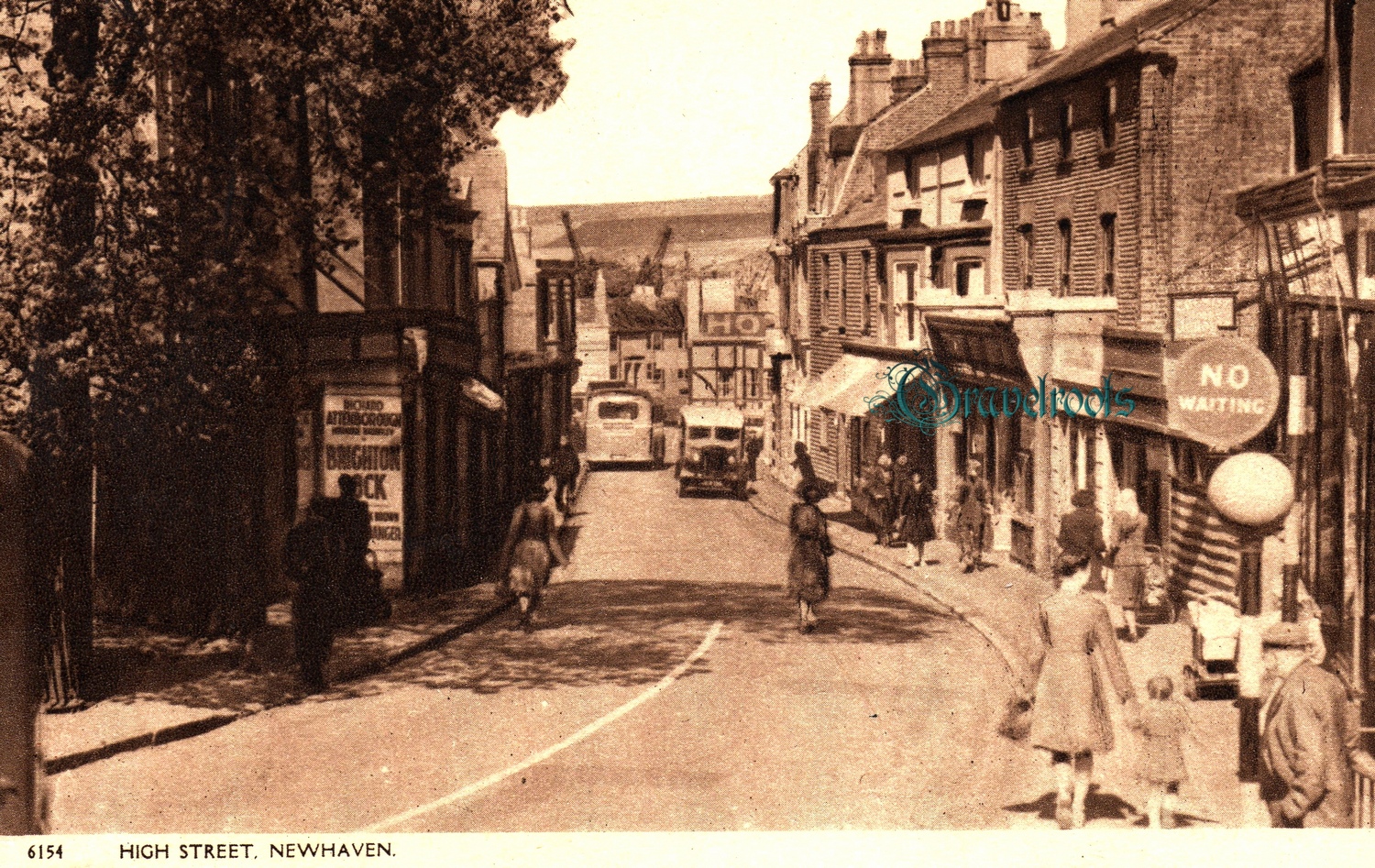  old photo of Newhaven, Sussex - click image to return