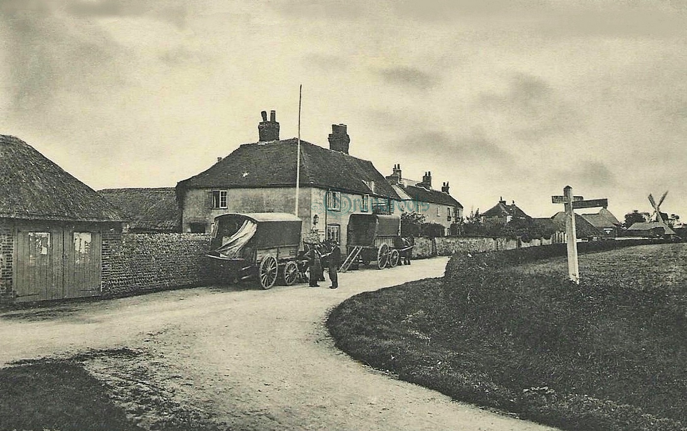 The Bear Inn, Nyetimber, Pagham, Sussex - c.1905-08, click image below to return