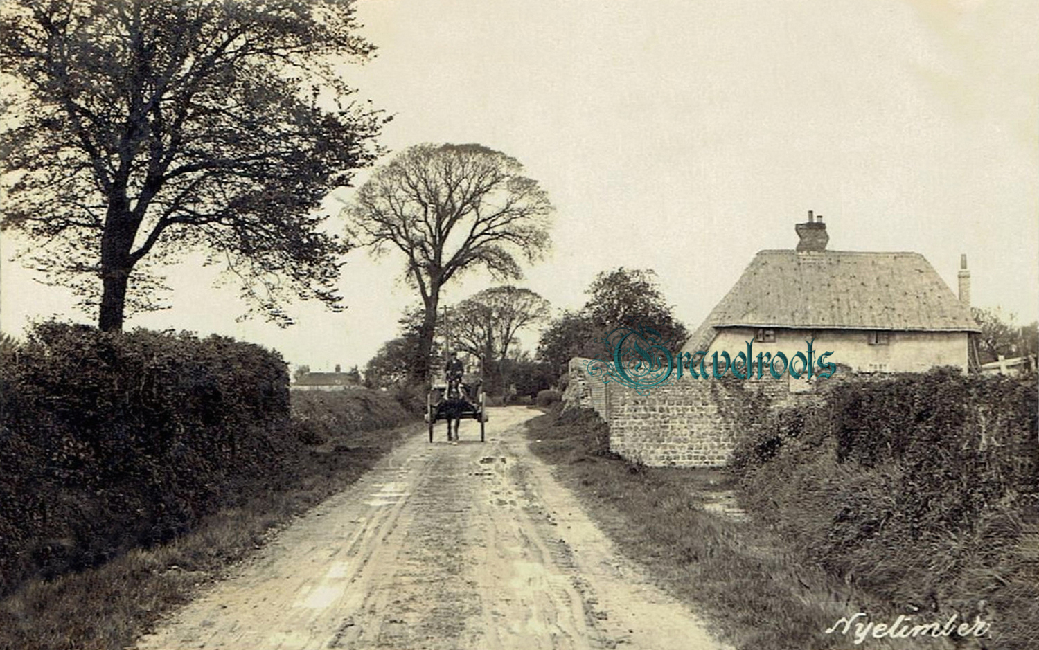  old photo of Nyetimber, Pagham, Sussex - click image below to return