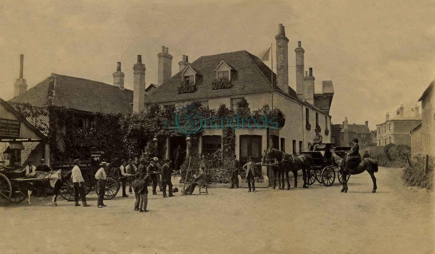 Swan Hotel, Pulborough -  - click image below to return