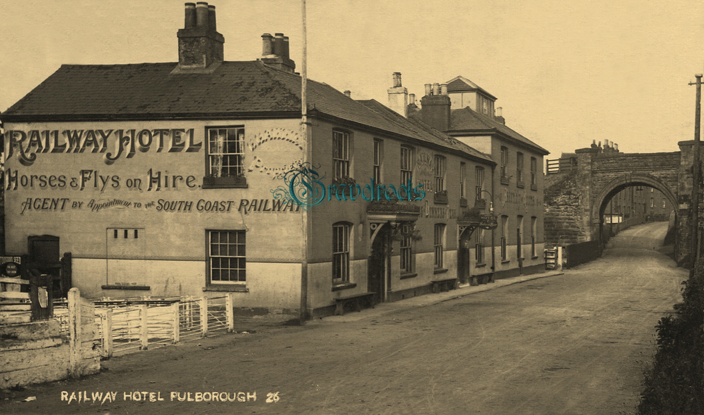 Railway Hotel, Station Road, Pulborough - click image below to return