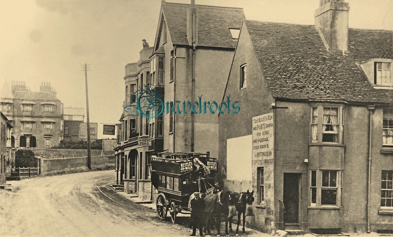 Omnibus at Royal Oak, Rottingdean click image below to return