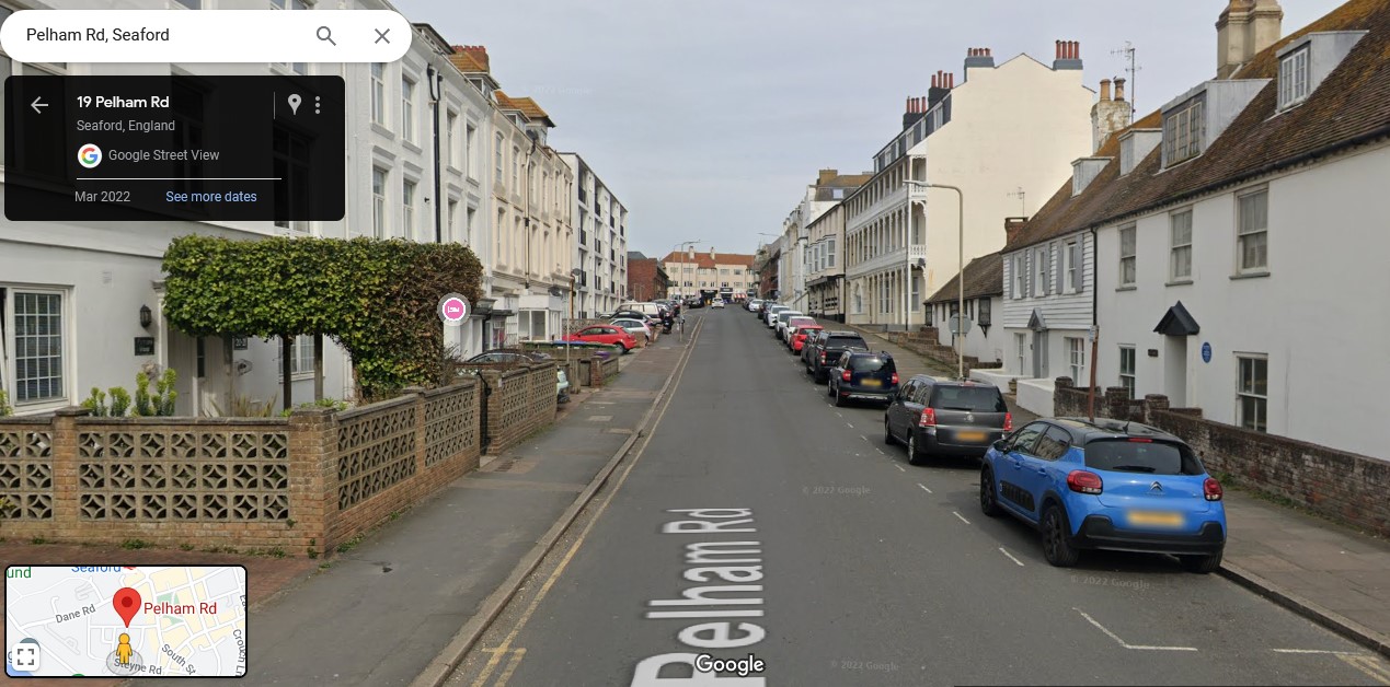 Pelham Road, Seaford, Sussex - click image to return