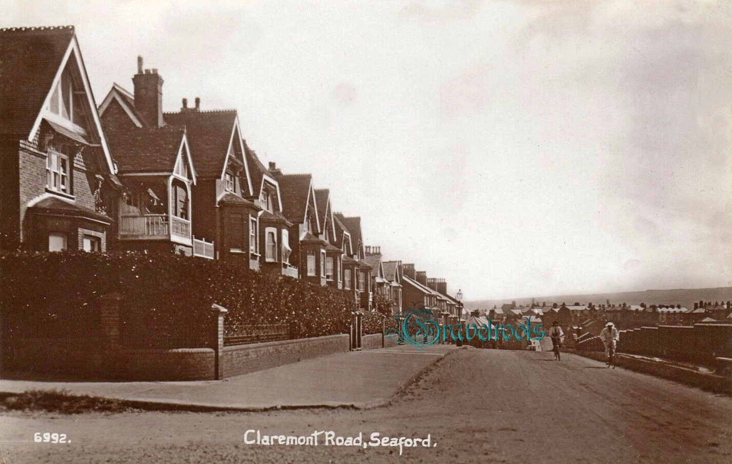 Claremont Road, Seaford, Sussex, c.1902-10  - click image below to return