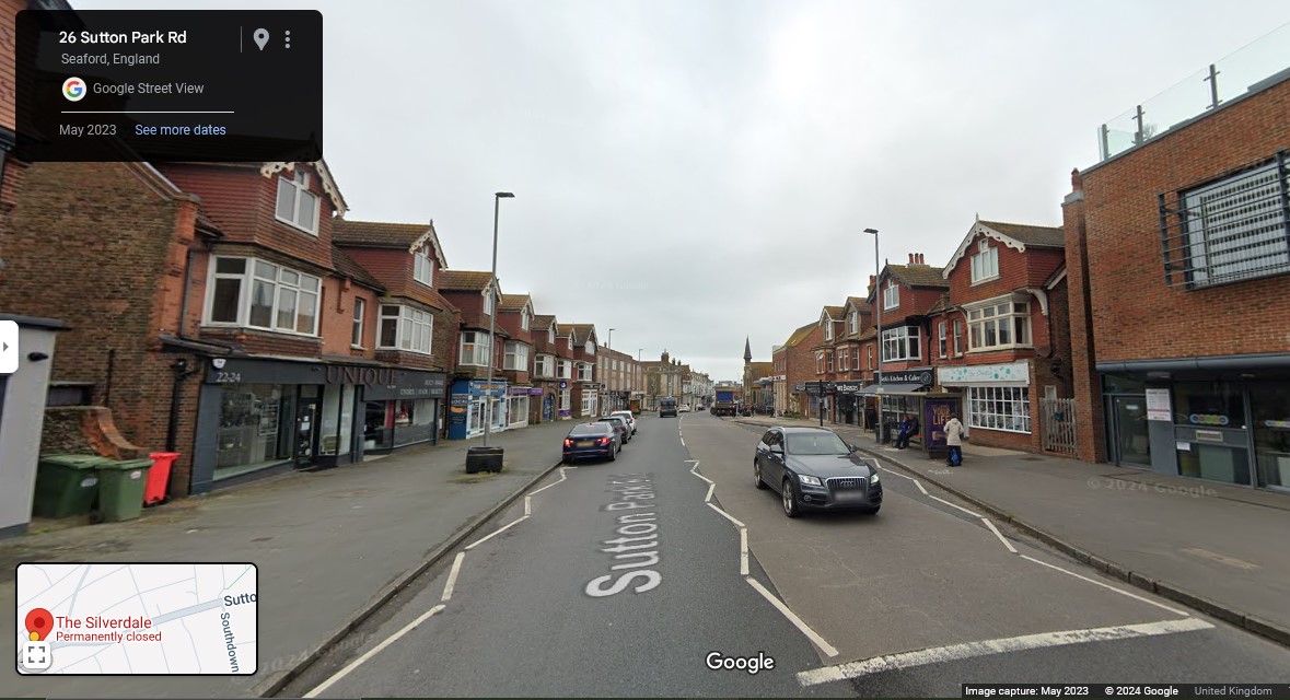 Sutton Park Road, Seaford, Sussex - click image to return
