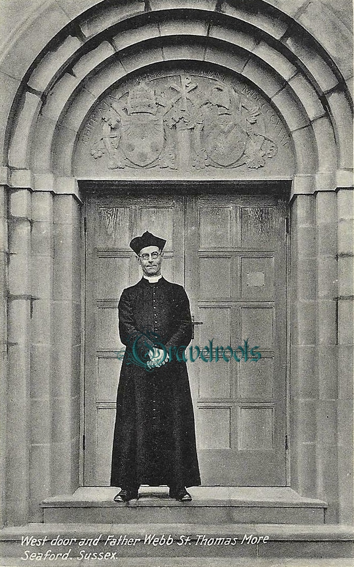 Fr Reginald Webb, Thomas More Church, Highlands Road, Seaford, Sussex - click image to return