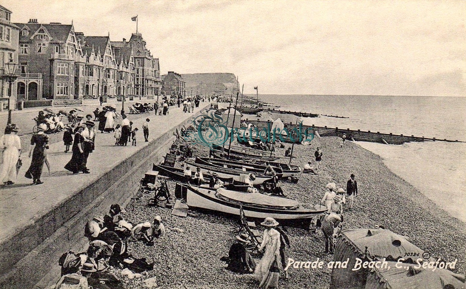 Seaford Beach & Promenade, Sussex - click image to return