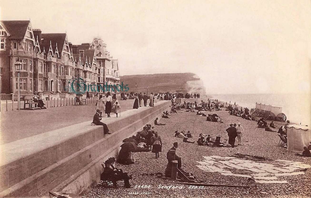 Seaford Beach & Promenade, Sussex - click image below to return