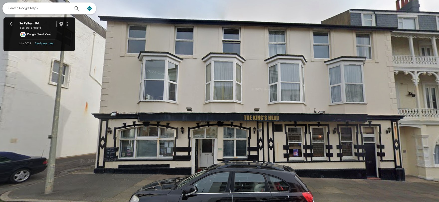 Kings Head, Seaford, Sussex - click image to return