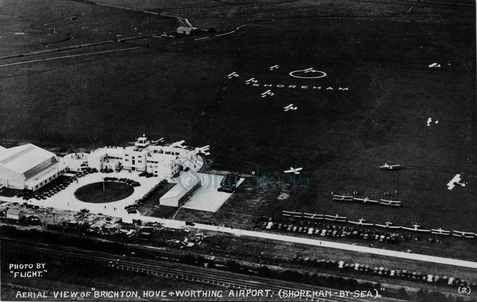 Old photos of Shoreham Airport -  - click image below to return