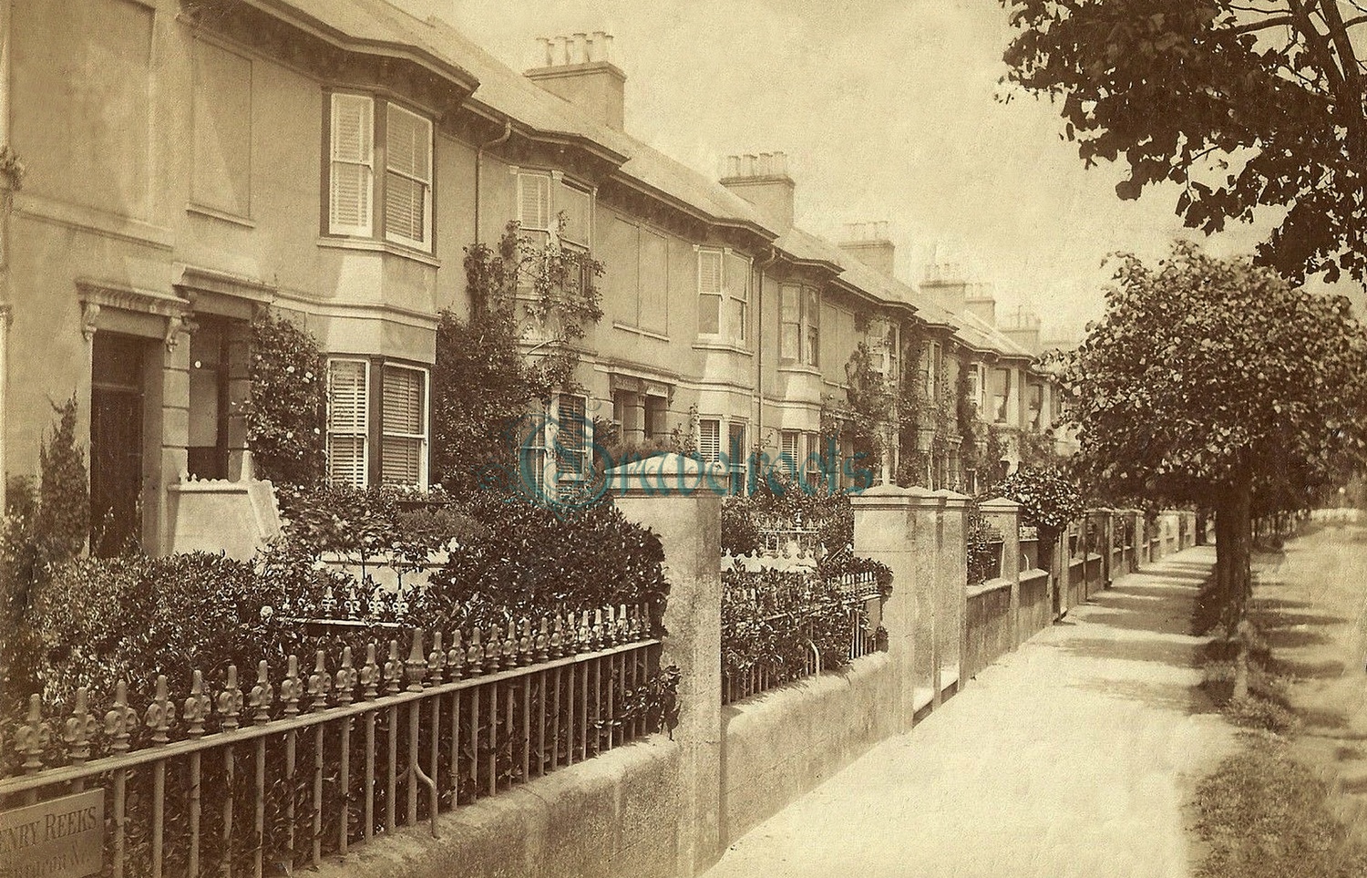Old photo of Southdown Road, Shoreham - click image below to return