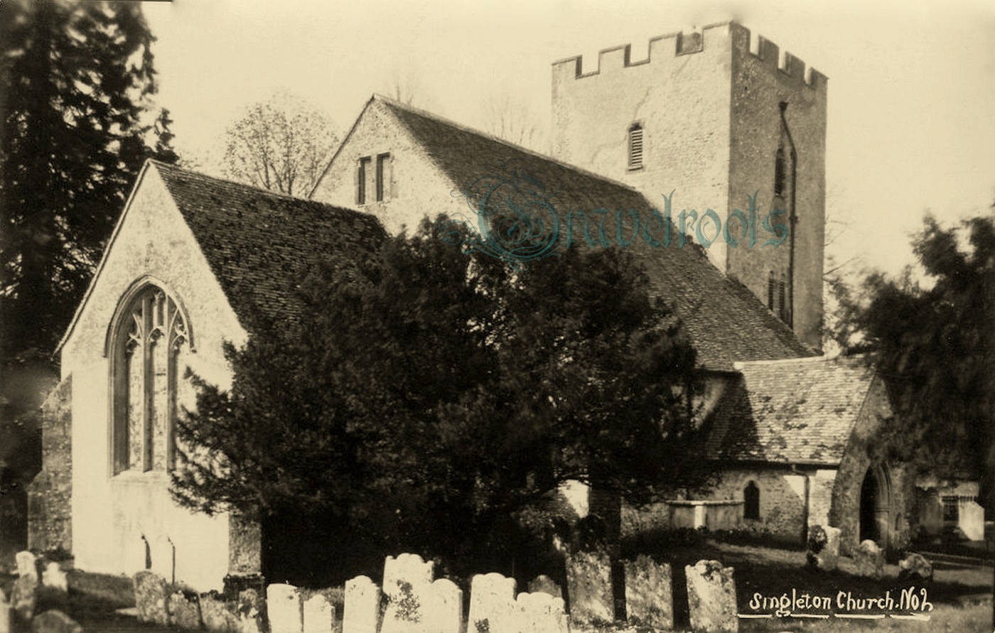 Old photos of Singleton Church -  - click image below to return