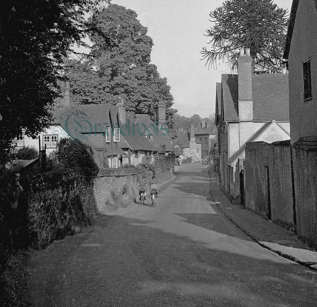  old Social history photos of Upper Street, Shere, Surrey,  - click image below to return