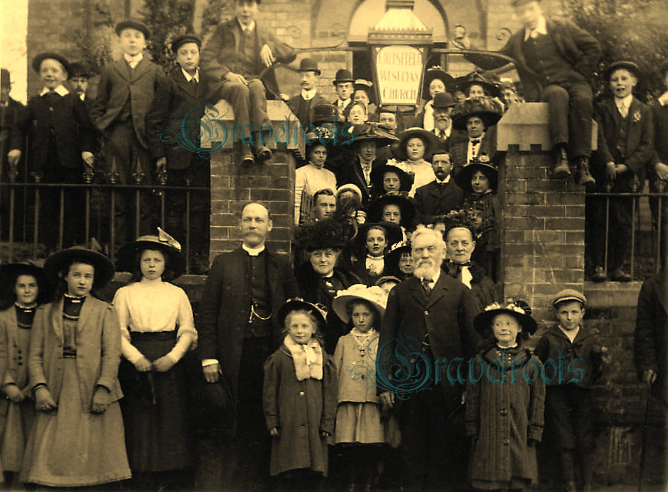  old Social history photos of Chelsfield Wesleyan Church, London - c.1910 - click image to return