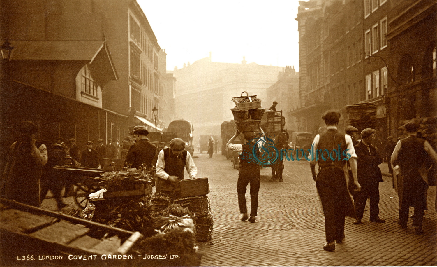  old  Social history photos of Covent Garden, London - click image below to return