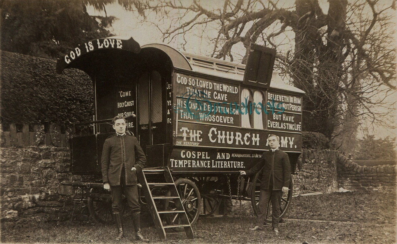  old Social history photos of Church Army, Gospel Van - click image below to return