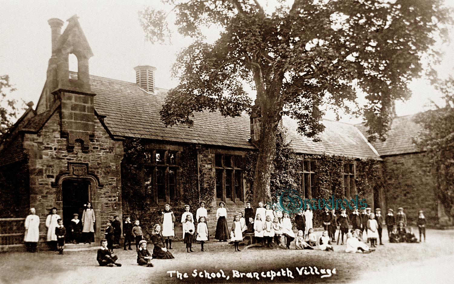  old Social history photos of Brancepth School, Durham - click image to return