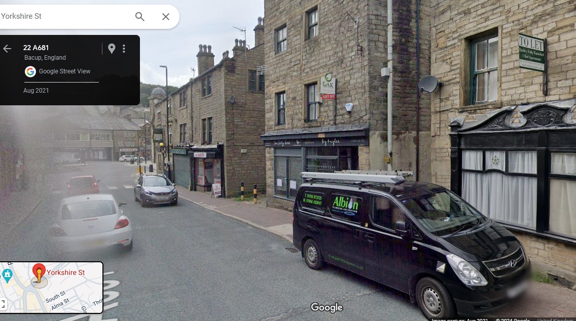 Yorkshire Street, Bacup, Lancashire - click image to return