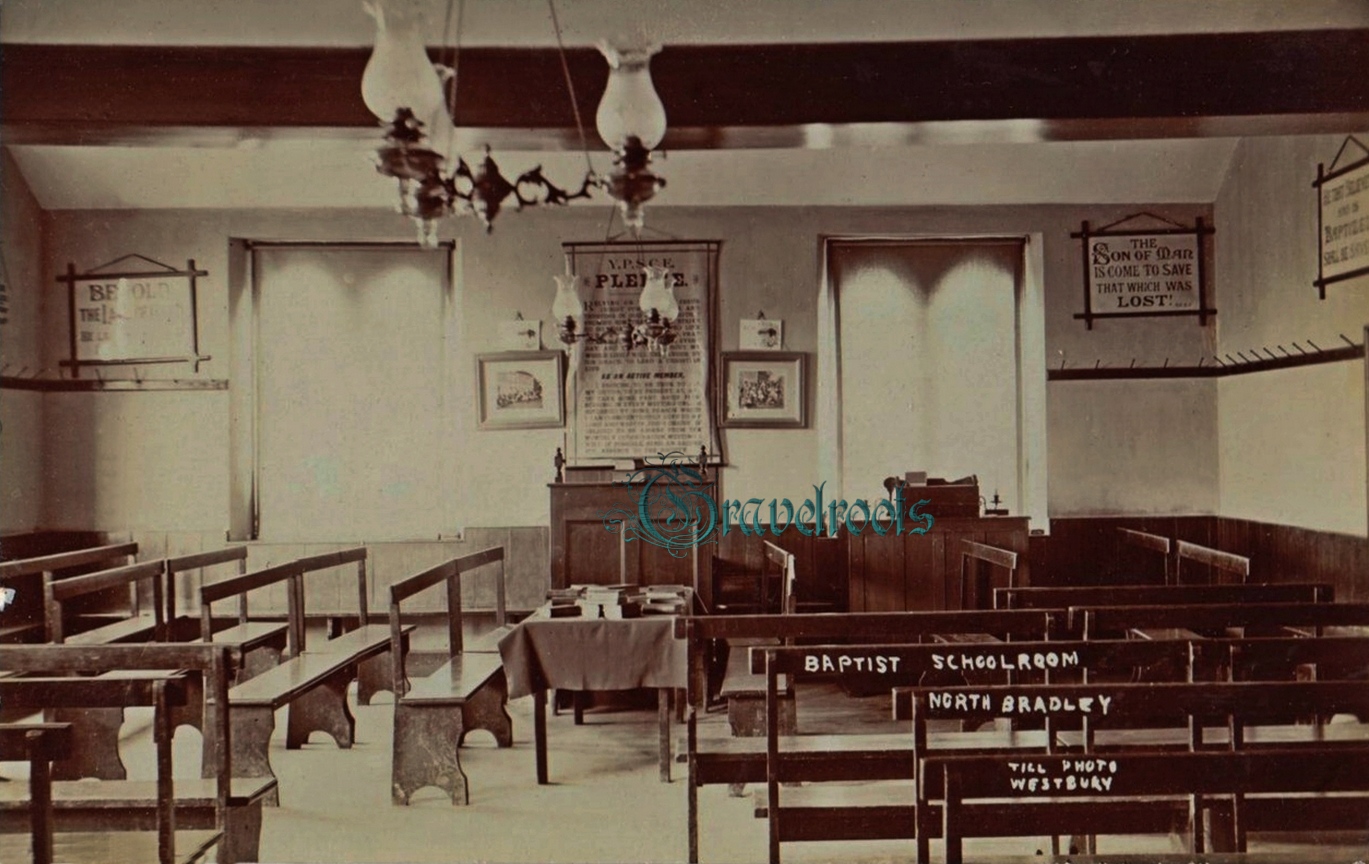  old Social history photos of North Bradley Baptist school, Trowbridge, Wiltshire, c1900 - click image to return