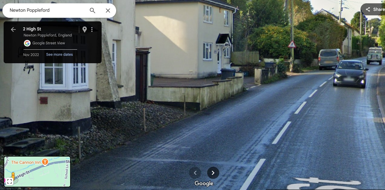 Newton Poppleford, Devon - click image to return