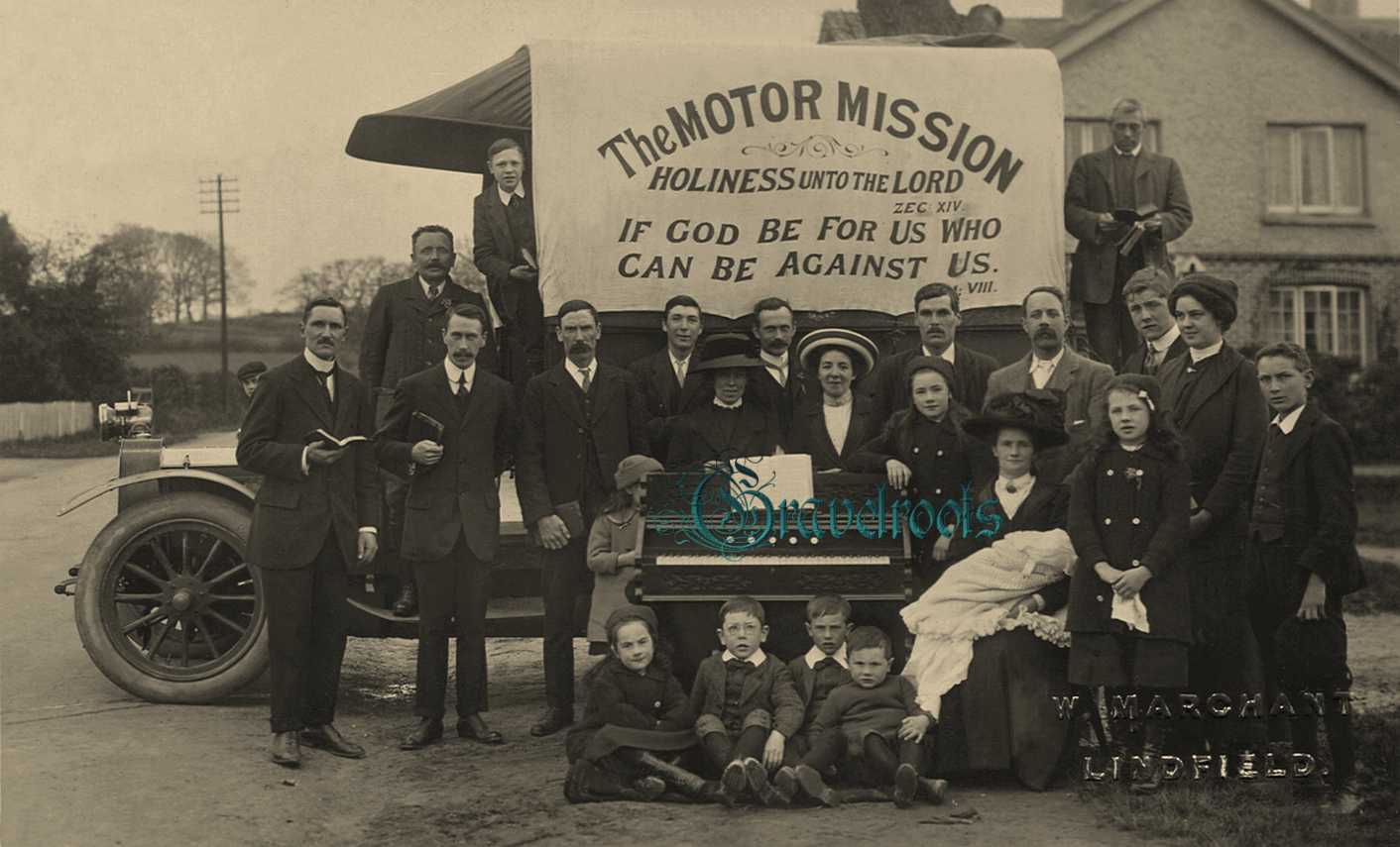  old Social history photos of Mobile Gospel Van, Sussex - click image to return